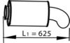DINEX 66719 End Silencer